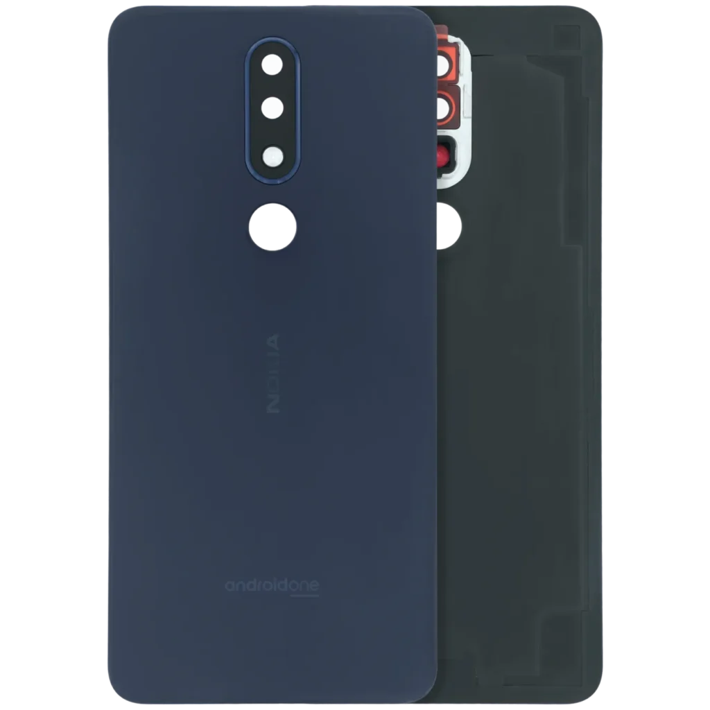 Back Cover Glass For Nokia 5.1 Plus (Genuine OEM) (Baltic sea blue)