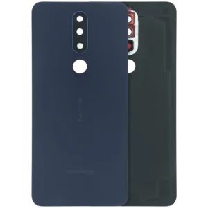 Back Cover Glass For Nokia 5.1 Plus (Genuine OEM) (Baltic sea blue)
