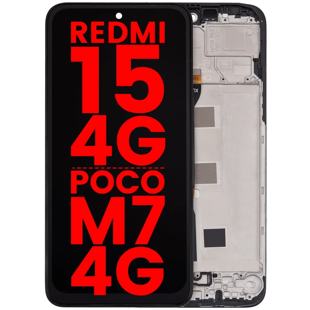 LCD Assembly With Frame For Xiaomi Redmi 15 4G / Poco M7 4G (Aftermarket Plus) (All Colors)