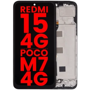 LCD Assembly With Frame For Xiaomi Redmi 15 4G / Poco M7 4G (Aftermarket Plus) (All Colors)