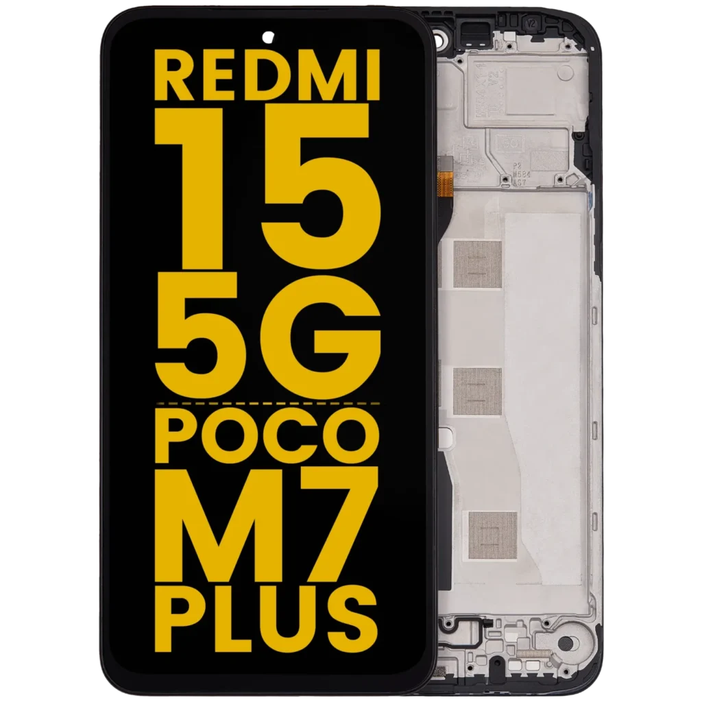 LCD Assembly With Frame For Xiaomi Redmi 15 5G / Poco M7 Plus (Refurbished) (All Colors)