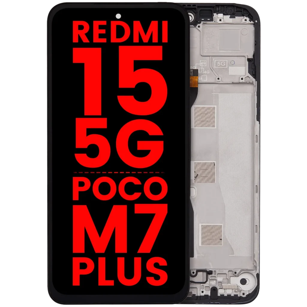 LCD Assembly With Frame For Xiaomi Redmi 15 5G / Poco M7 Plus (Aftermarket Plus) (All Colors)