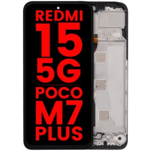 LCD Assembly With Frame For Xiaomi Redmi 15 5G / Poco M7 Plus (Aftermarket Plus) (All Colors)