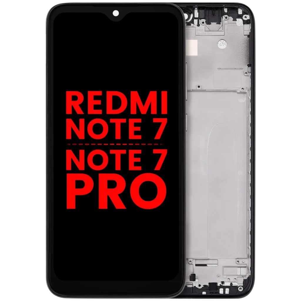 LCD Assembly With Frame For Xiaomi Redmi Note 7 / 7 Pro (Aftermarket Plus) (Space Black)