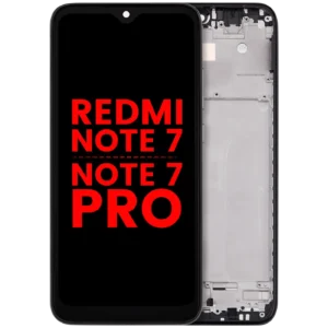 LCD Assembly With Frame For Xiaomi Redmi Note 7 / 7 Pro (Aftermarket Plus) (Space Black)