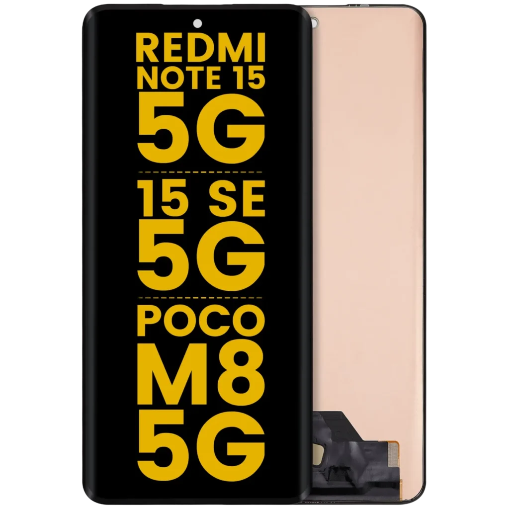 OLED Assembly Without Frame For Xiaomi Redmi Note 15 5G / Redmi Note 15 SE 5G / POCO M8 5G (Refurbished) (All Colors)