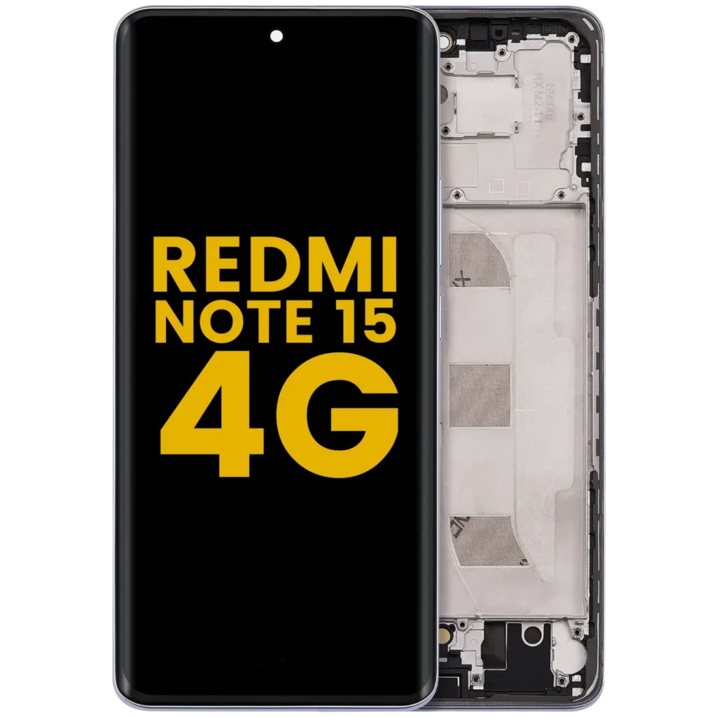 OLED Assembly With Frame For Xiaomi Redmi Note 15 4G (Refurbished) (Glacier Blue)
