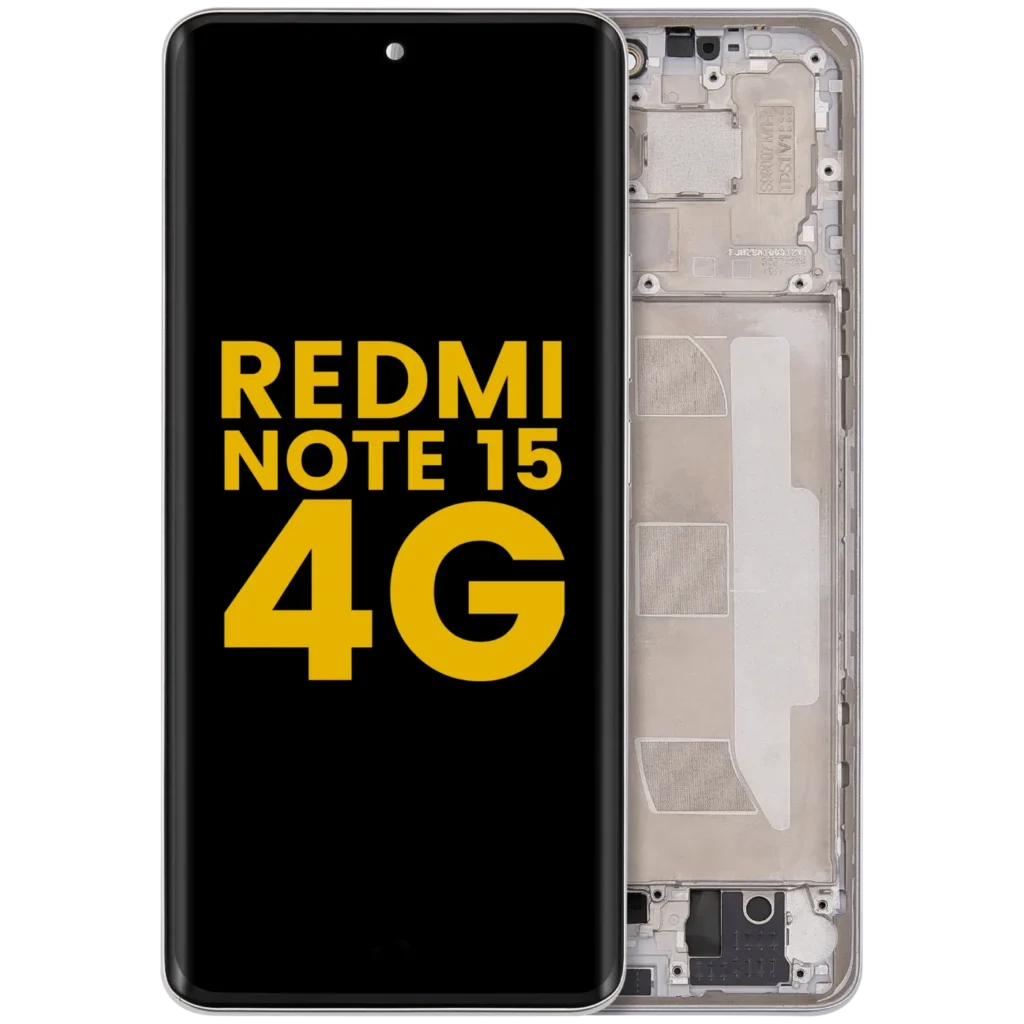 OLED Assembly With Frame For Xiaomi Redmi Note 15 4G (Refurbished) (Forest Green)