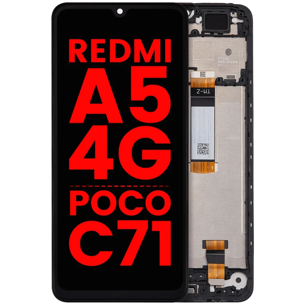 LCD Assembly With Frame For Xiaomi Redmi A5 4G / Xiaomi Poco C71 (Aftermarket Plus) (All Colors)
