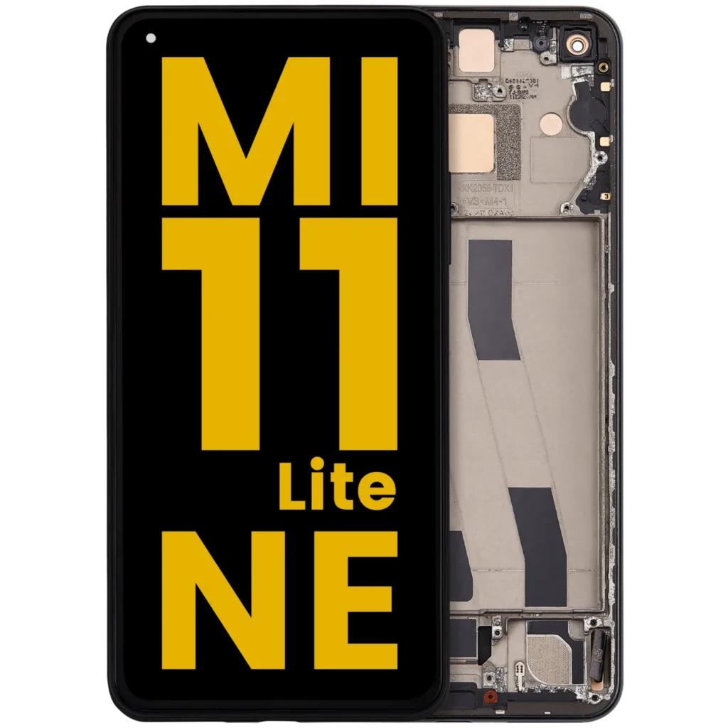 OLED Assembly With Frame For Xiaomi Mi 11 Lite 5G NE (Refurbished) (Truffle Black)