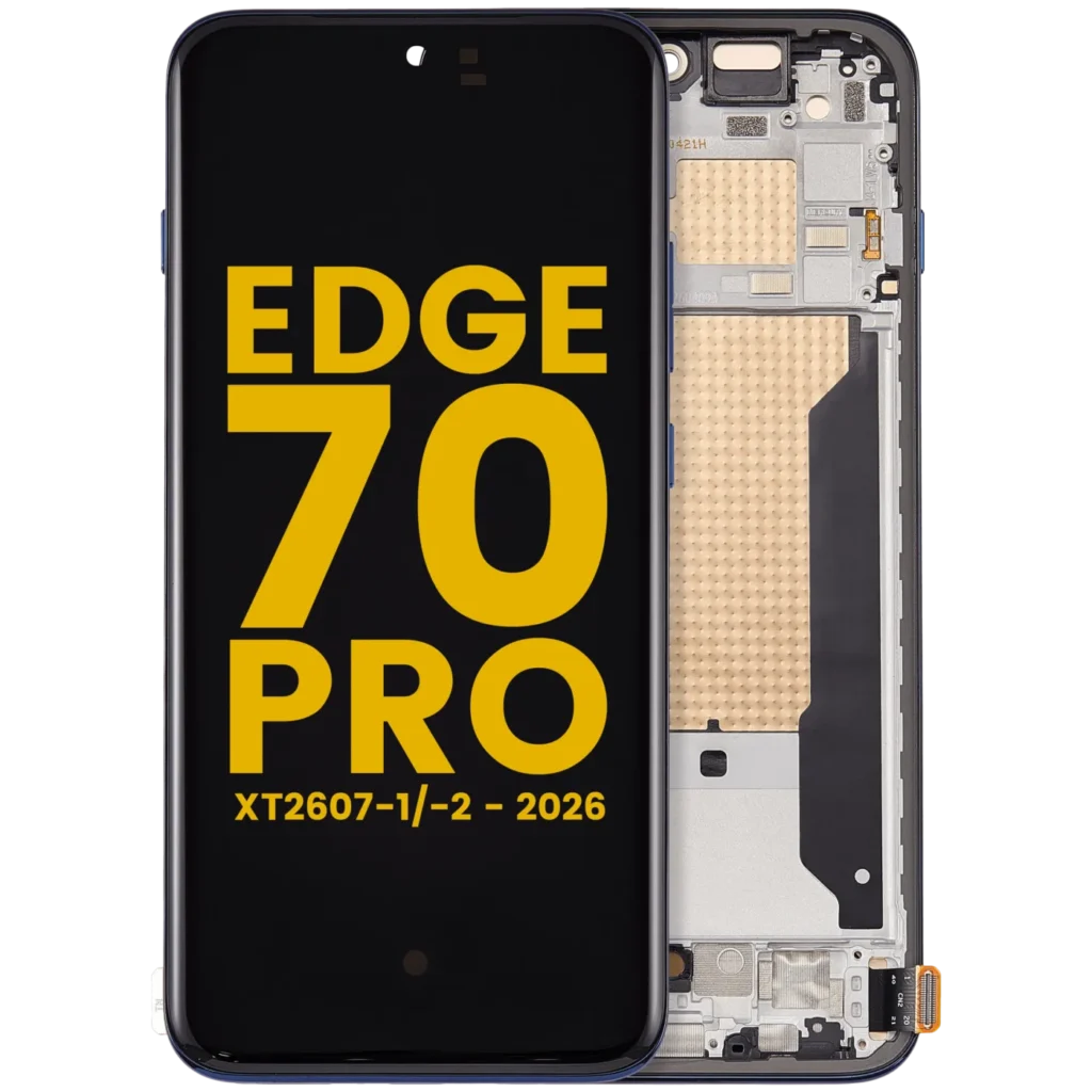 OLED Assembly With Frame For Motorola Edge 70 Pro (XT2607-1/-2 / 2026) (Refurbished) (Titan)