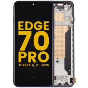 OLED Assembly With Frame For Motorola Edge 70 Pro (XT2607-1/-2 / 2026) (Refurbished) (Titan)