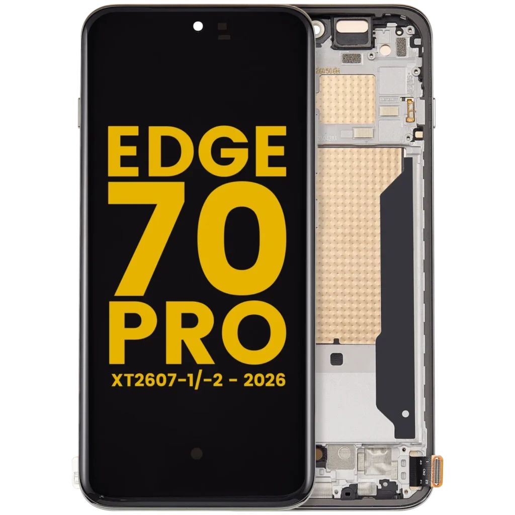OLED Assembly With Frame For Motorola Edge 70 Pro (XT2607-1/-2 / 2026) (Refurbished) (Tea)