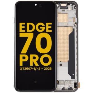 OLED Assembly With Frame For Motorola Edge 70 Pro (XT2607-1/-2 / 2026) (Refurbished) (Tea)
