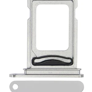 Dual Sim Card Tray For iPhone 14 Pro / 14 Pro Max (Silver)