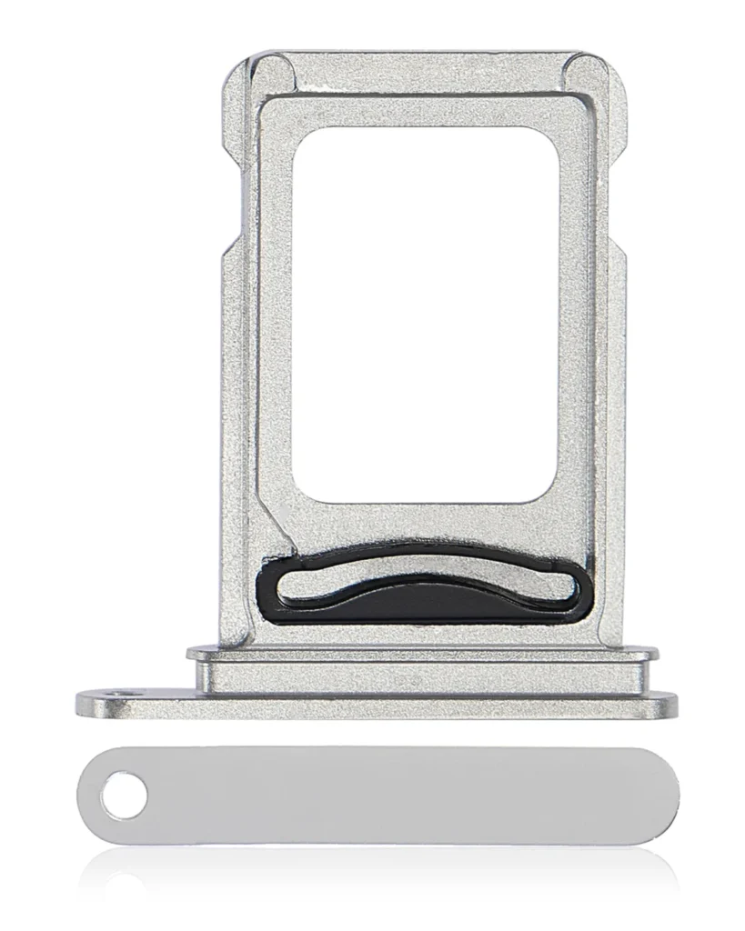 Dual Sim Card Tray For iPhone 14 Pro / 14 Pro Max (Silver)