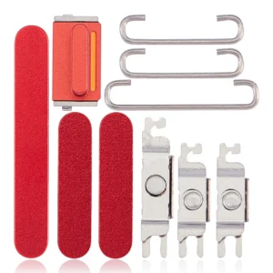Hard Buttons (Power / Volume / Mute Switch) For iPhone 14 / 14 Plus (Red)