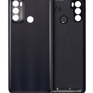 Back cover Glass For Motorola Moto G40 Fusion (XT2147-1 / 2021) (Black)