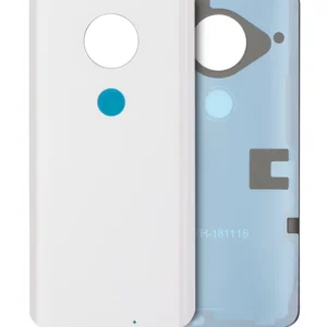 Back cover Glass For Motorola Moto G7 (XT1962 / 2019) (Clear White)