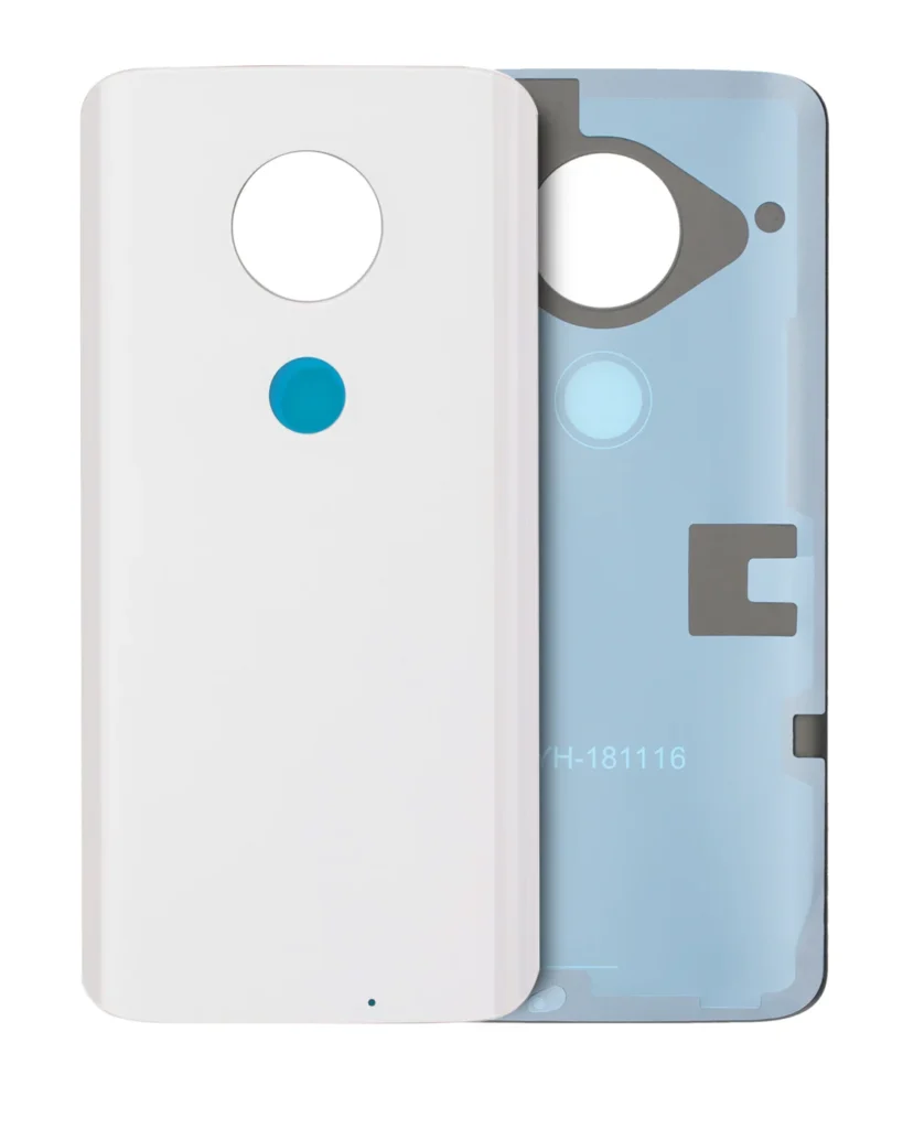 Back cover Glass For Motorola Moto G7 (XT1962 / 2019) (Clear White)