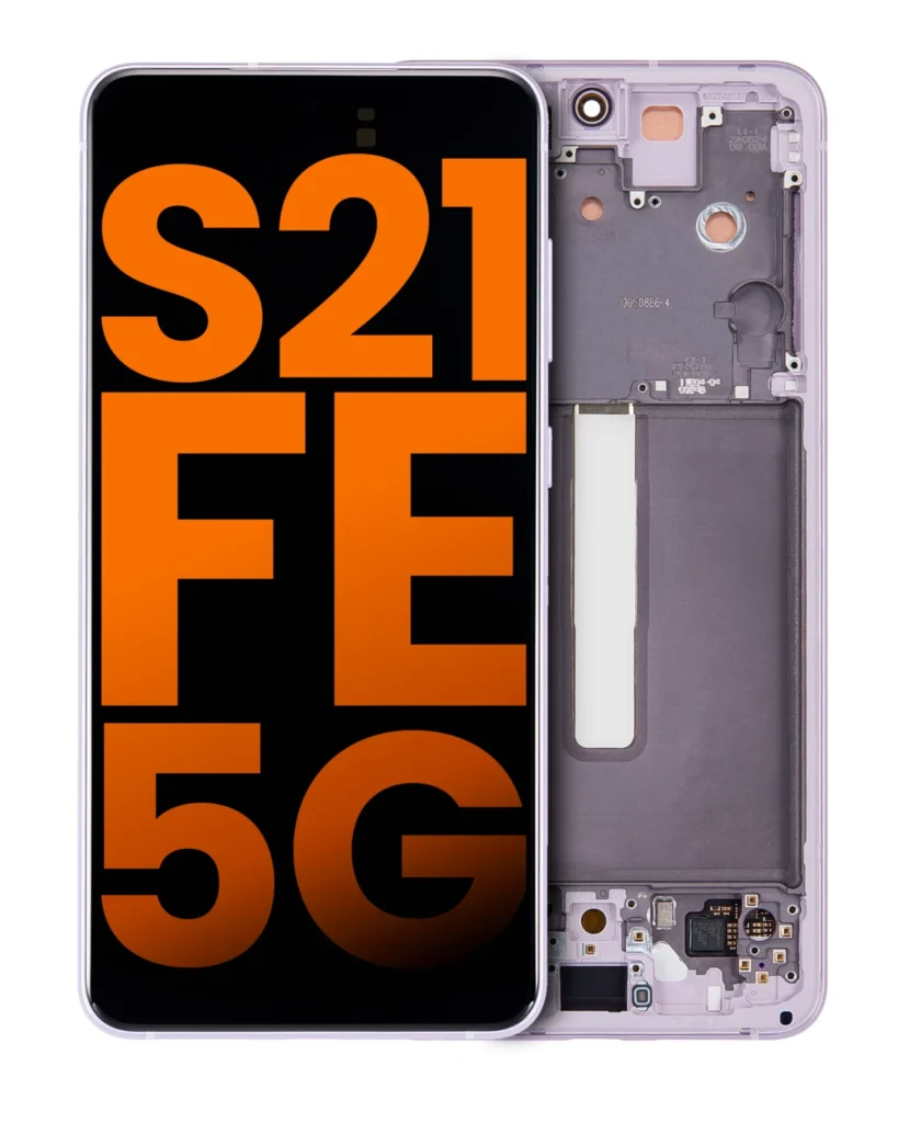 OLED Assembly With Frame For Samsung Galaxy S21 FE 5G (G990U) (North America Version) (Blemish: Grade B) (Lavender)