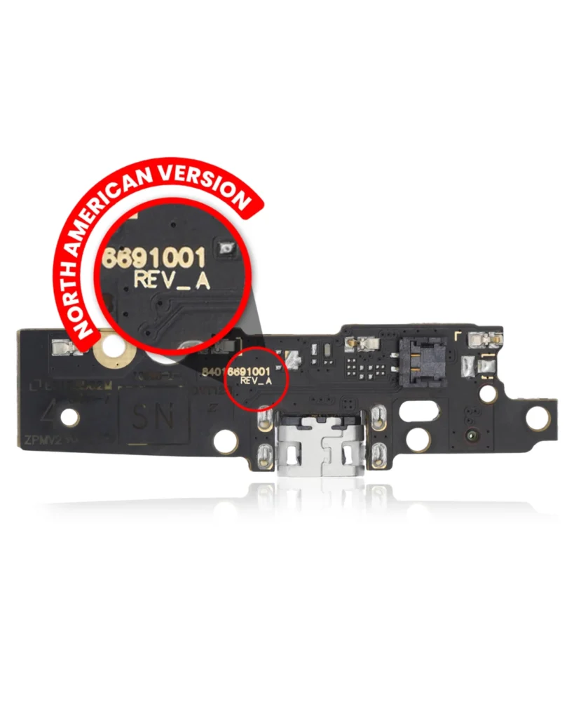 Charging Port Board (Without Finger Sensor) For Motorola Moto E4 (XT1764 / XT1767 / XT1768 / 2017) (US Version / Rev_A)