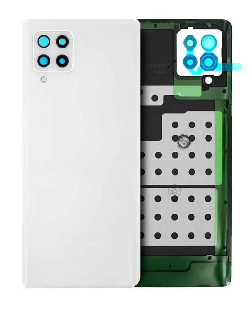 Back Cover Glass With Camera Lens For Samsung Galaxy A42 5G (A426 / 2020) (Service Pack) (Prism Dot White)