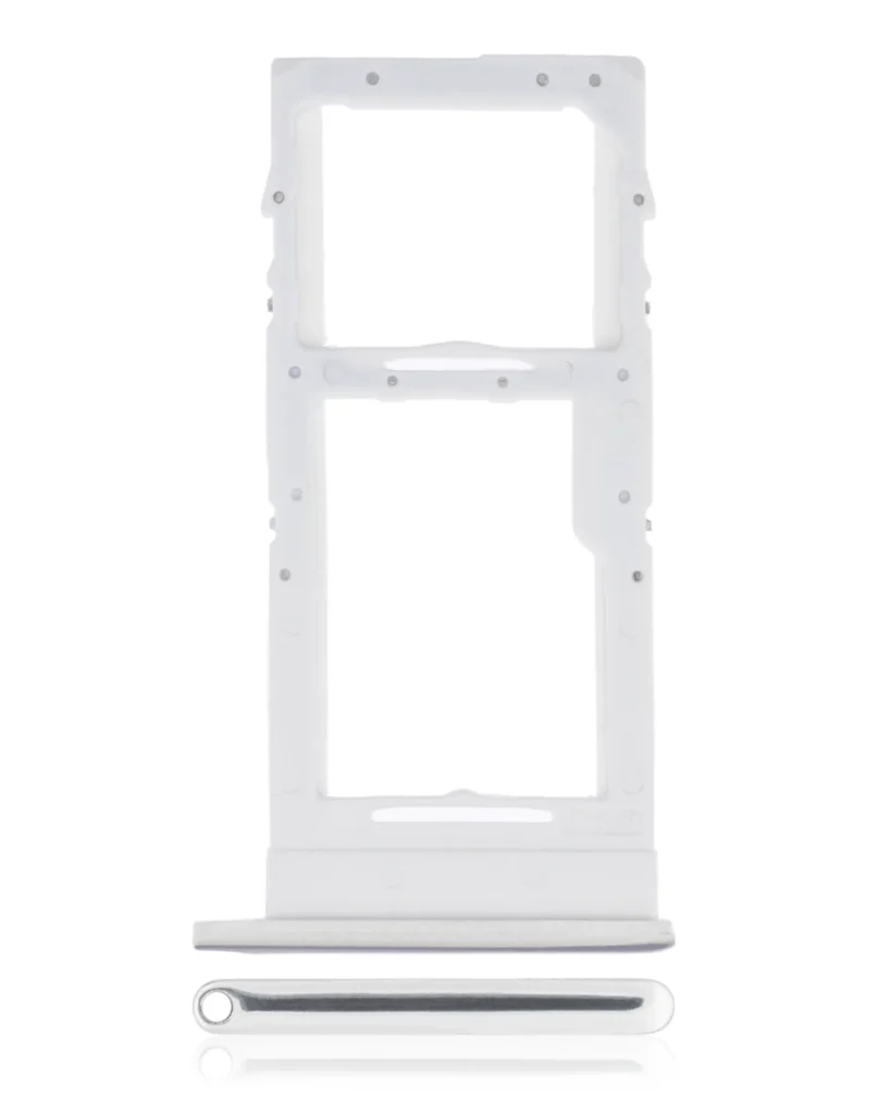 Single Sim Card Tray For Samsung Galaxy A51 5G (A516 / 2020) (Prism Cube White)
