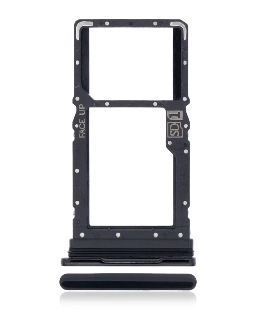 Single Sim Card Tray For Motorola Moto G8 Power (XT2041-1 / XT2041-3 / 2020) (Smoke Black)