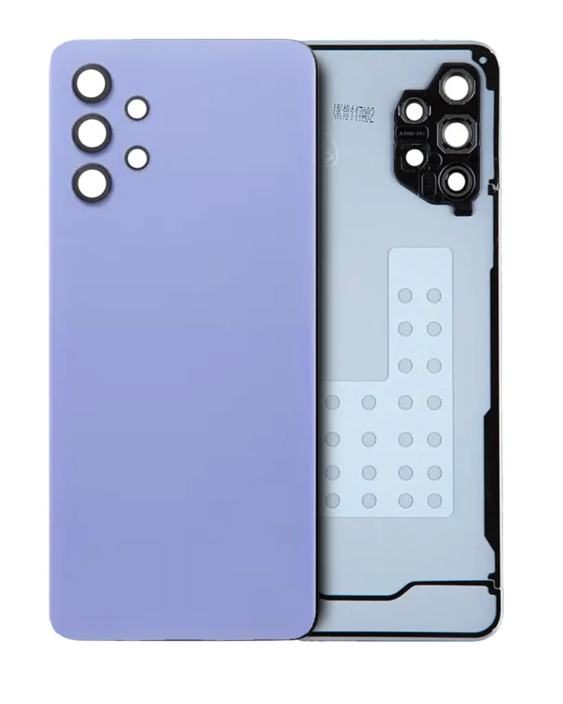 Back Cover Glass With Camera Lens For Samsung Galaxy A32 5G (A326 / 2021) (Service Pack) (Awesome Violet)