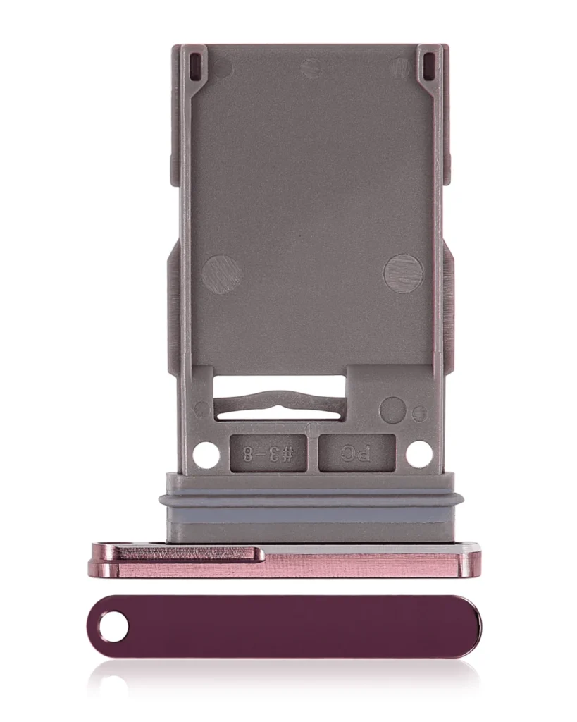 Single Sim Card Tray For Samsung Galaxy Z Fold 4 (F936) (Burgundy)