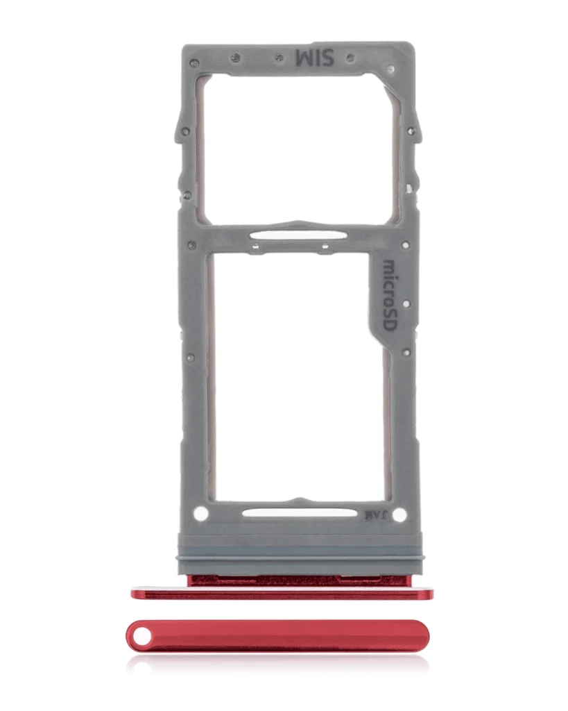 Single Sim Card Tray For Samsung Galaxy Note 10 Lite (Aura Red)