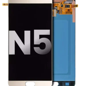 OLED Assembly Without Frame For Samsung Galaxy Note 5 (Used OEM Pull: Grade A/B) (Gold Platinum)
