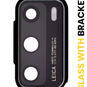 Back Camera Lens With Bracket For Huawei P40 (Ice White)