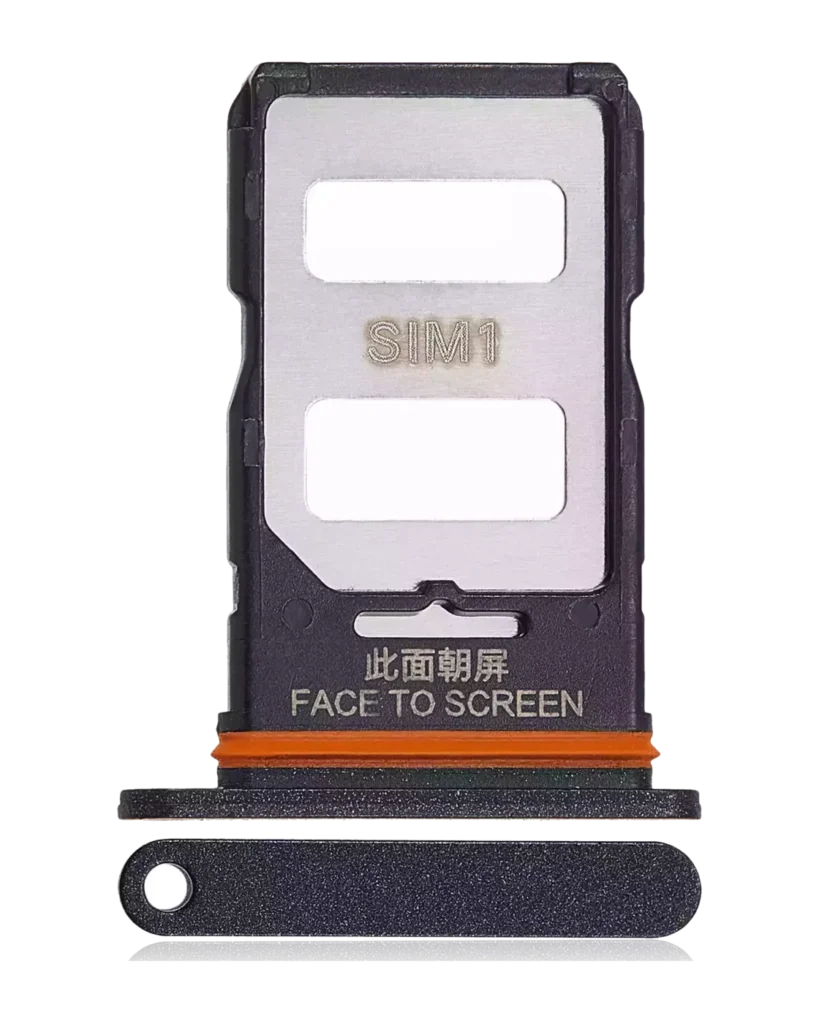 Sim Card Tray For Xiaomi Redmi Note 13R Pro (Black)
