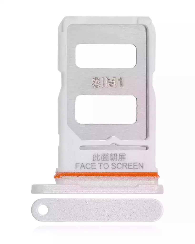 Sim Card Tray For Xiaomi Redmi Note 13R Pro (White)