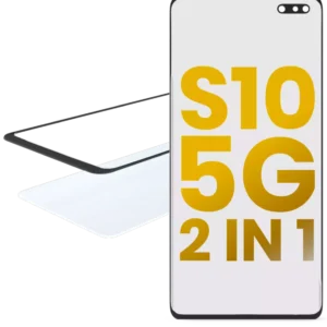 2 in 1 Front Glass With OCA Pre-Installed For Samsung Galaxy S10 5G