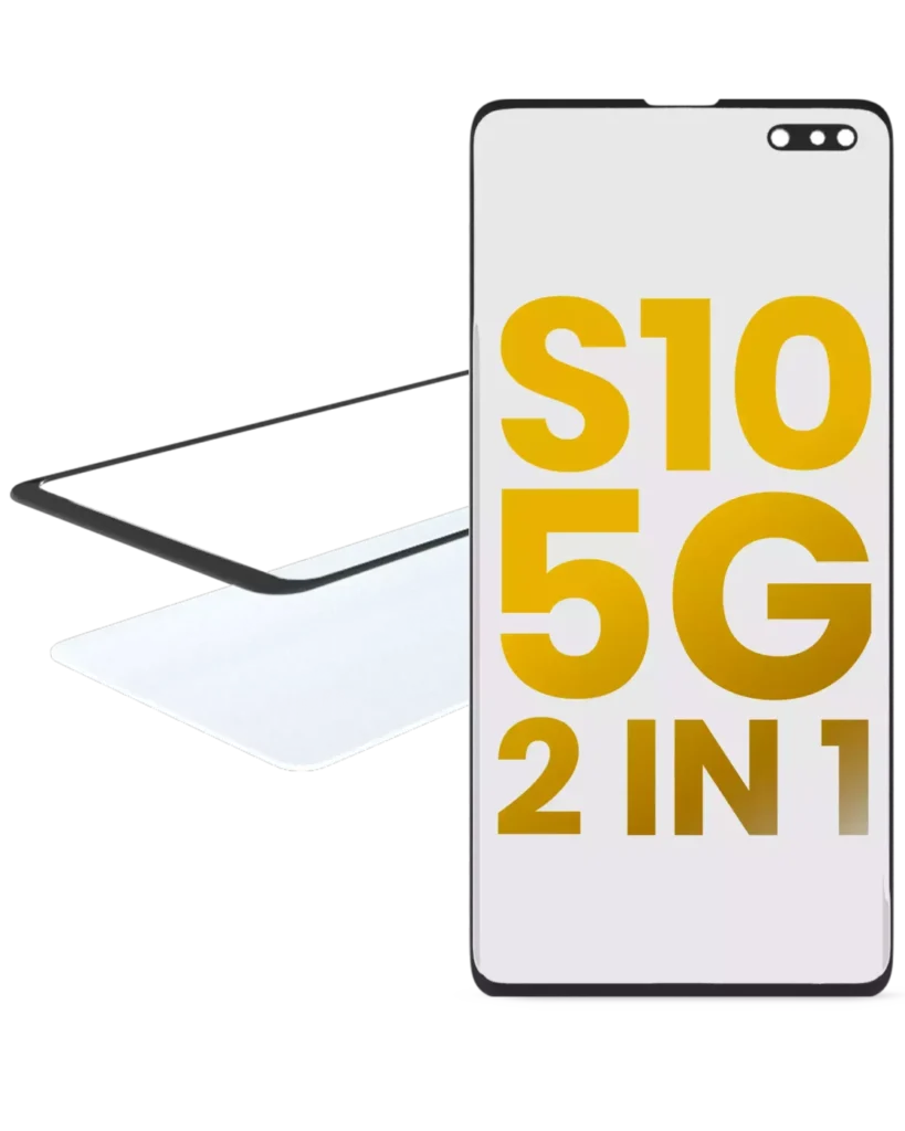 2 in 1 Front Glass With OCA Pre-Installed For Samsung Galaxy S10 5G