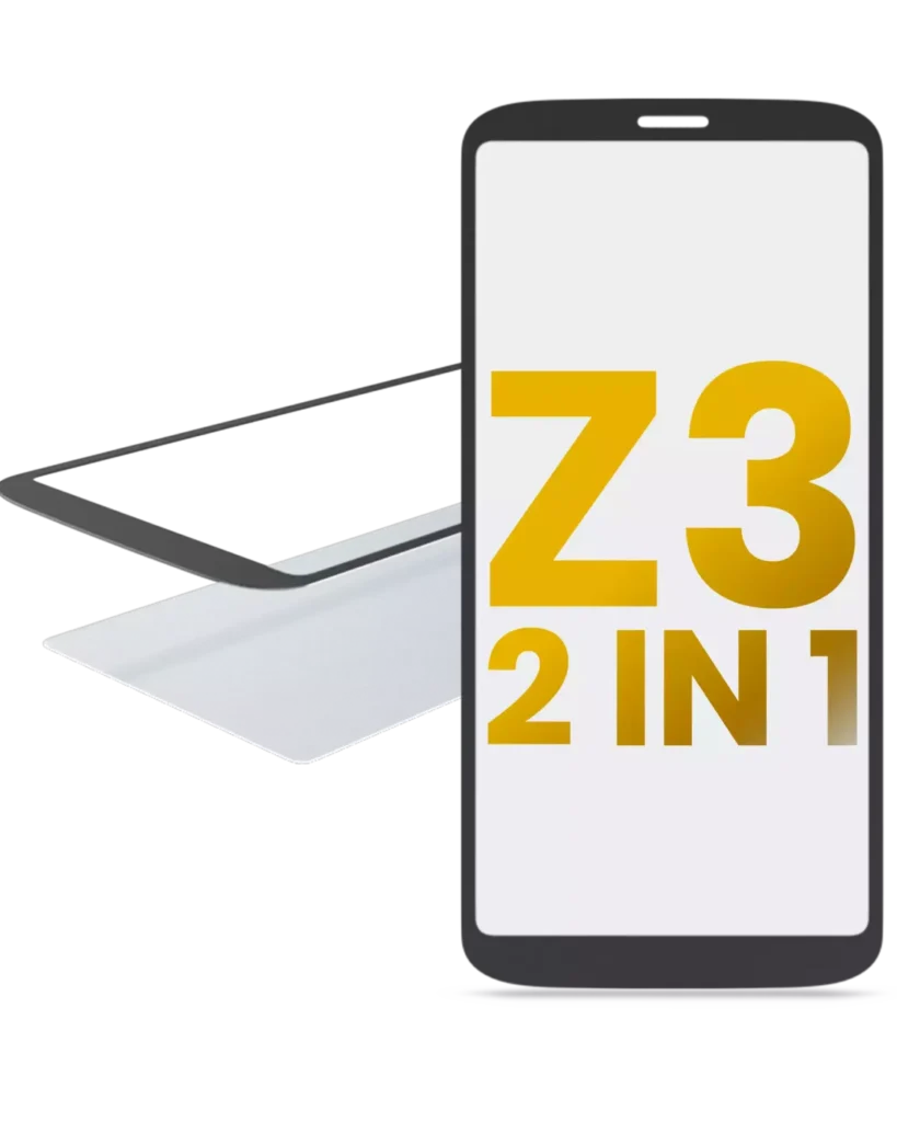 2 in 1 Front Glass With OCA Pre-Installed For Motorola Moto Z3 (XT1929-17 / 2018)