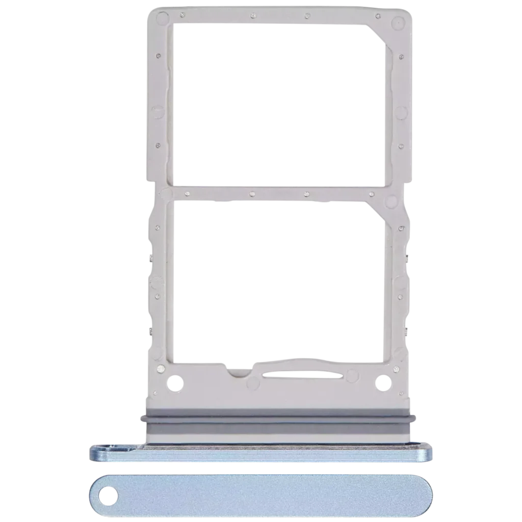 Dual Sim Card Tray For Samsung Galaxy Z Flip 6 (F741) (Premium) (Blue)