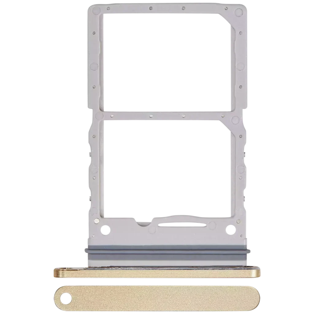 Dual Sim Card Tray For Samsung Galaxy Z Flip 6 (F741) (Premium) (Yellow)