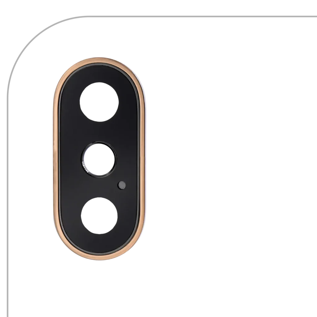 Back Camera Lens With Bracket & Bezel For iPhone XS / XS Max (Gold)