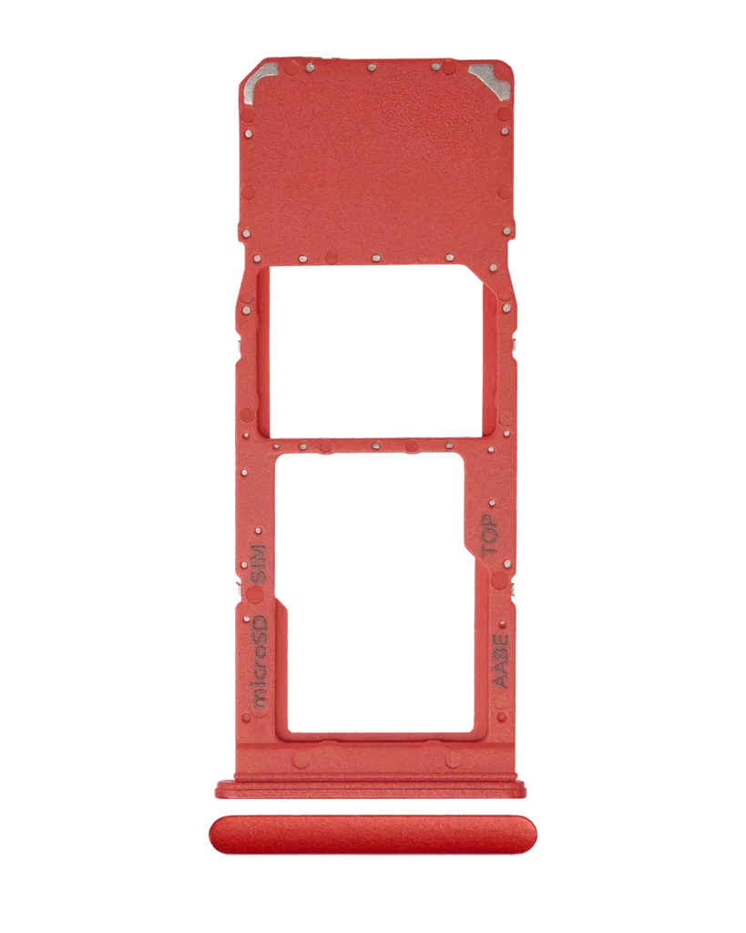 Single Sim Card Tray For Samsung Galaxy A12 (A125 / 2020) (Red)