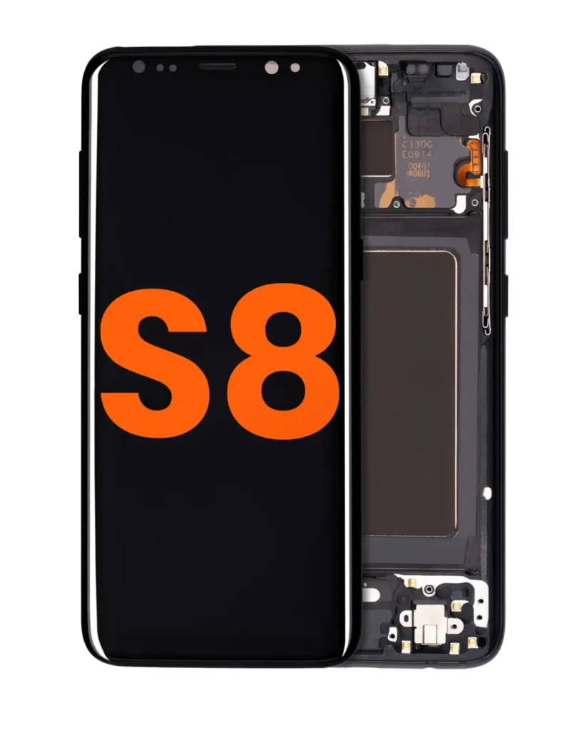 OLED Assembly With Frame For Samsung Galaxy S8 (Blemish: Grade B) (Midnight Black)
