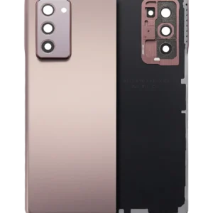 Back Cover Glass With Camera Lens For Samsung Galaxy Z Fold 2 5G (Service Pack) (Mystic Bronze)