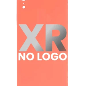 Back Cover Glass For iPhone XR (No Logo) (Coral)