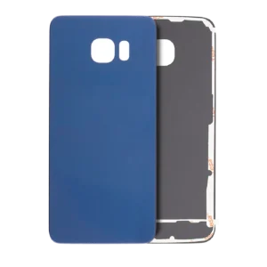 Back Cover Glass For Samsung Galaxy S6 Edge (No Logo) (Aftermarket Plus) (Black Sapphire)
