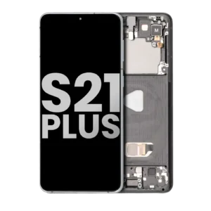 OLED Assembly With Frame For Samsung Galaxy S21 Plus 5G (Used OEM Pull: Grade B/C) (Phantom Black)