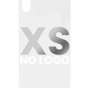 Back Cover Glass For iPhone XS (No Logo) (Silver)