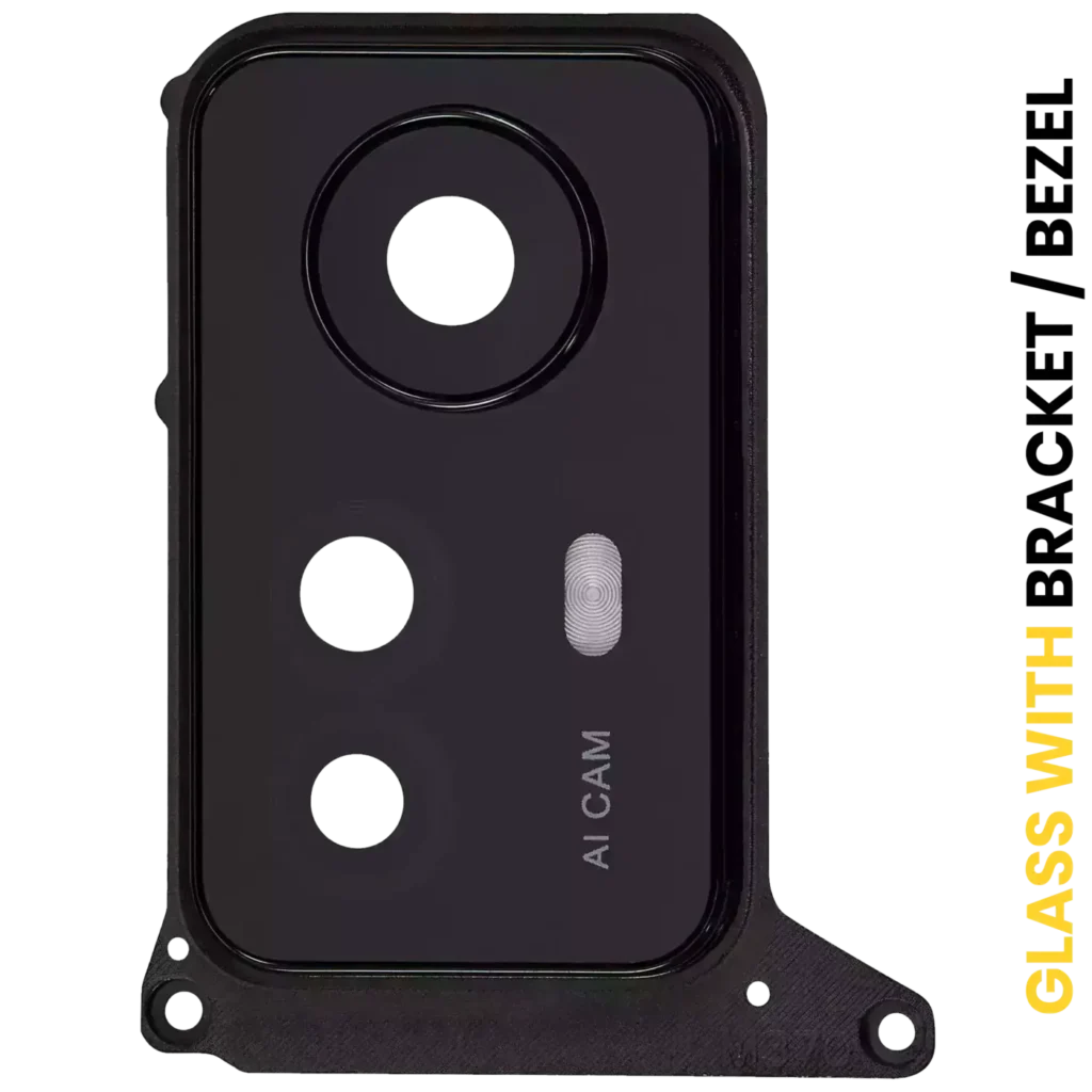 Back Camera Lens With Bracket / Bezel For Xiaomi Redmi Note 12S (Onyx Black)